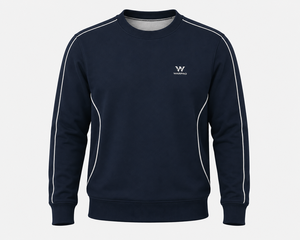เสื้อสเวตเชิ้ตผู้ชาย คอวี แขนยาว ทรงปกติ สีพื้น ผ้าถัก สไตล์ลำลอง - Product Image 3