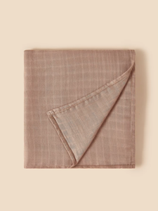 Manta de Algodón Sólido Simple y Resistente, Plegable, Tono Rosa Claro, Textura Suave, Diseño Minimalista, Manta Envolvente - Product Image 1