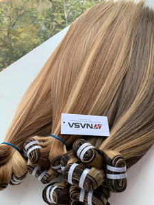 Extensions de cheveux à trame automatique Prix de gros Cheveux bruts vietnamiens Double noyade 100 grammes Couleurs piano 22 pouces - Product Image 3