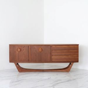Buffet de salon moderne en teck naturel avec tiroirs de rangement, mobilier de maison, vente en gros, approvisionnement en conteneurs - Product Image 2