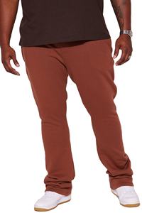 Pantalon de survêtement Cargo évasé en coton de haute qualité pour hommes Pantalon de jogging Streetwear personnalisé avec sérigraphie de qualité moyenne - Product Image 6