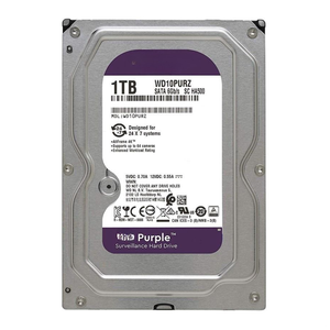 Nouveau <span class=keywords><strong>disque</strong></span> <span class=keywords><strong>dur</strong></span> interne WD10PURZ 1 To Purple 3,5 pouces SATA III 6 Gb/s 5400 tr/min 64 Mo de cache, stockage haute fiabilité, multi-caméras - Product Image 1