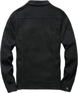 Men's Premium <b>Denim</b> <b>Jacket</b> Vintage Washed Cotton Button Front Casual Streetwear Fashion Outerwear <b>Custom</b> OEM ODM Wholesale Fit - Product Image 5