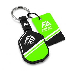 Personalized Pickleball Keychain Premium Paddle Design Compact Key <b>Ring</b> for Car Keys Gym Bags Backpacks Sports Lovers Gift - Product Image 3
