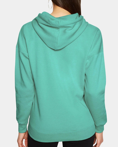 Mint <b>green</b> pullover hoodie <b>Women's</b> cotton blend <b>fleece</b> Long sleeve solid sweatshirt French oversized hoodie - Product Image 3