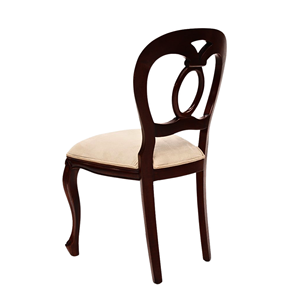 Silla de Comedor Moderna de Madera Maciza, Diseño Minimalista, Respaldo Curvo Ergonómico para Hogar, Restaurante, Cafetería, Hotel - Product Image 4