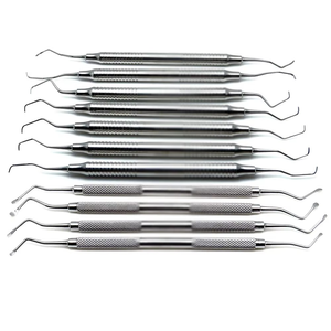 New Arrival 2026 Basic Dental Care Instruments Premium Steel <b>Plastic</b> Metal Manual Sickle Scaler <b>Scraper</b> Dentist Tools Set - Product Image 4