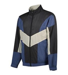 Chaqueta Cortavientos Deportiva Impermeable de Talla Grande al por Mayor, Chaqueta de Nailon Personalizada con Capucha Transpirable para Hombre, Bloques de Color - Product Image 4