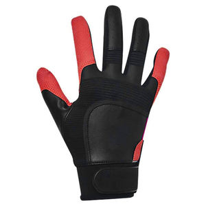 Guantes de Bateo de Cuero Blanco WARPRO INDUSTRY para Zurdos, Diseño Personalizado, Acolchados, Cierre de Velcro, Unisex, para Adultos, Entrenamiento - Product Image 2