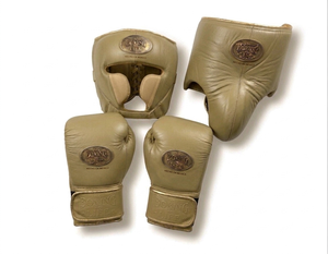 Quality <b>Boxing</b> Training <b>Set</b> with Protective Head Guard and Lace Closure Gloves for Practice and Workout Sessions - Product Image 1