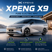 XPENG X9 BEV Luxury 7-местный полностью электрический минивэн на платформе 800В с задним рулевым управлением, увеличенным запасом хода, интеллектуальный семейный электромобиль