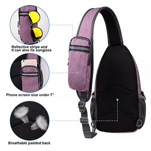 Sac à bandoulière réglable unisexe élégant et imperméable, sac à bandoulière décontracté pour le voyage - Product Image 3