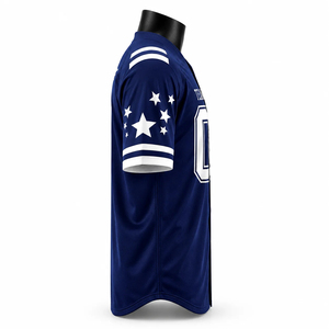 Hot Selling New Fashion Sports Wear <b>Shirt</b> Quick Dry Button up Polyester Customizable Printing Breathable Baseball Jersey - Product Image 5