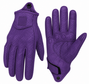 Gants de moto en cuir véritable pour hommes, personnalisés, à doigts entiers, pour BMX, course, été, OEM, ODM, faible MOQ - Product Image 2