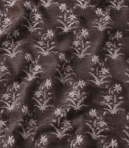 Tissu en coton mousseline imprimé à carreaux, écologique, biologique, doux, motif aquarelle, poids moyen, botanique, 120 GSM, été, vente en gros - Product Image 2