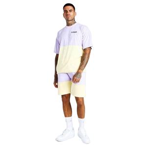 Ensemble de sport personnalisé pour homme, de haute qualité, décontracté, composé de shorts et de t-shirts pour l'été, idéal pour la gym et les activités sportives estivales. - Product Image 1