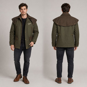 Nouveau Trench-coat Homme Tendance à Lacets, Amincissant et Sculptant la Silhouette, avec Col Marron – Vente en Gros Automne - Product Image 3