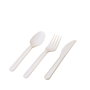 Couteau en papier biodégradable et compostable, nouveau design, 155 mm, ustensiles jetables, modernes, durables, écologiques, pack de 50 pièces - Product Image 1