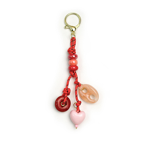 New Arrival Custom Handmade Seed Beads Embroidery <b>Bag</b> <b>Charms</b> Beaded Keychain Accessories Classic Style Lightweight - Product Image 5