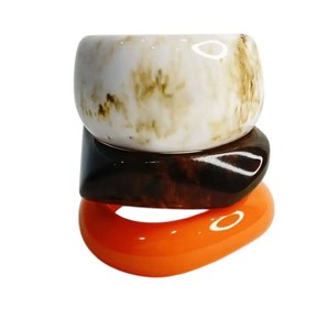 Ensemble de bracelets en jade style classique, pierres jaunes, vertes et roses, bijoux de mode pour femmes, accessoire de bijouterie. - Product Image 5