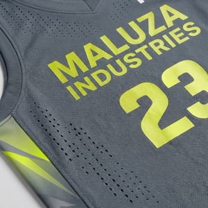 Uniforme de Baloncesto Transpirable Personalizado, Conjunto de Camiseta y Pantalones Cortos de Secado Rápido para Entrenamiento, MALUZA INDUSTRIES, Ropa Deportiva Profesional para Equipos Elite - Product Image 5