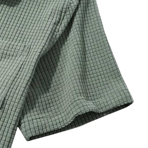 Alta demanda de verano para hombre, botón, solapa, bolsillo, manga corta, moda, alta calidad, pantalones cortos sueltos, conjunto de 2 piezas - Product Image 5