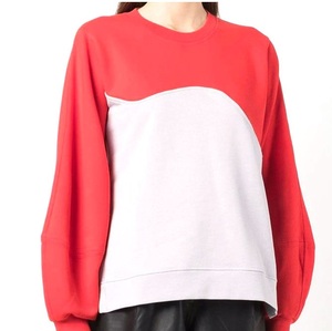 Customized High Quality Eco-Friendly Breathable <b>Womens</b> Custom <b>Black</b> Color Sweat Shirts Regular Fit Crew Neck Sweatshirts - Product Image 3
