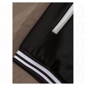 Chaqueta Varsity para hombre, con bloques de color, estampado gráfico de letras, manga larga, informal, estilo béisbol, retro, universitaria, con botones, estilo urbano - Product Image 4