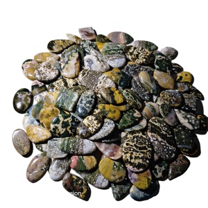 Vente en gros de pierres précieuses en quartz naturel certifiées, uniques et de haute qualité, en vrac, de formes variées, cabochons de 20-45 mm, 8-12 g, pour la fabrication de bijoux - Product Image 4