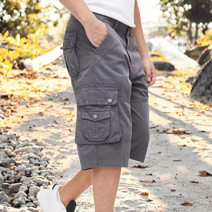 Pantalones Cortos Cargo ODM para Hombre, Largos hasta la Rodilla, Pedido al por Mayor, Utilitarios, Mezcla de Poliéster, Talla Grande, Secado Rápido, Transferencia Térmica, Estilo Hip Hop - Product Image 6