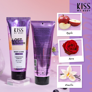 โลชั่นน้ำหอม Kiss My Body Bright Shine กลิ่น Lost Paradise 226 กรัม ผลิตภัณฑ์รักษ์โลก ช่วยให้ผิวขาวกระจ่างใส ชุ่มชื้น กลิ่นหอมเย้ายวนใจ - Product Image 2