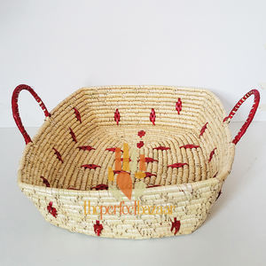 Eco-Friendly Natural Moonj Grass <b>Basket</b> <b>Rectangular</b> Storage Caddy Handles (Multifunction Design) Home Decor - Product Image 1