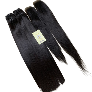 Os droit 2x6 HD pour les extensions de dentelle frontale et de trame Double faisceau dessiné cheveux humains vietnamiens de haute qualité du Vietnam - Product Image 1