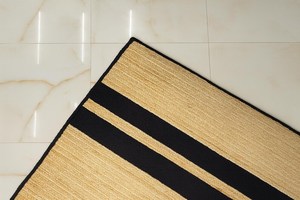 Alfombra de Yute Trenzada Estilo Boho, Tejida a Mano, de Fibra Natural, Estilo Rústico Chic para Decoración de Sala de Estar - Product Image 4