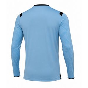 <b>Light</b> Blue Rugby Jersey Long Sleeve Men's Team Sports Uniform Shirt Match Training Wear Outdoor Athletic Apparel Game Clothing - Product Image 2