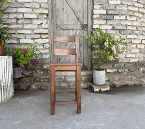 YUSHAN <b>Black</b> Solid Wood Ladder Back <b>Dining</b> <b>Chair</b> Modern Design Non-Foldable <b>Dining</b> Room Seating Home Furniture Model YS-DC-08 - Product Image 1