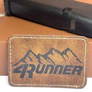 Custom Leather <b>Patches</b> for Clothing Brands Minimalist Logo Labels for Hats <b>Jackets</b> Bags Durable OEM Supply - Product Image 1