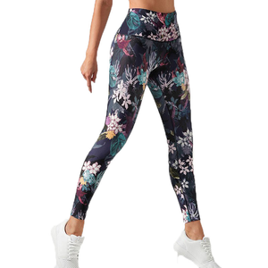 Heavy Fashion Printed Fitness Workout Yoga Set Sports Bra And Legging Set - Product Image 2
