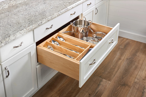 Divisores de Cajones de Madera sin Acabado Contemporáneos, Organizador para Armarios de Cocina, Fácil Instalación, Accesorios para Armarios - Product Image 3