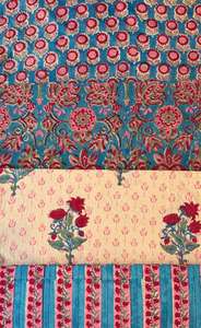 Tela de Algodón Estampada a Mano en Oferta, Hermoso Diseño, Tela para Vestidos por Metro a Precio de Fábrica - Product Image 2