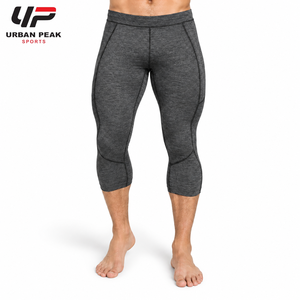 Lightweight <b>Men</b> Capri <b>Legging</b> Featuring Quick Dry Material Comfortable Waistband And Easy Movement <b>For</b> Daily Exercise - Product Image 1