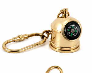 Porte-clés Boussole Marine Miniature en Laiton Fait Main de Luxe, Haute Qualité, Vintage, Nautique, Maritime, Cadeau de Collection, Souvenir - Product Image 6