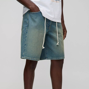 Shorts en jean personnalisés style streetwear pour hommes – Vente en gros de shorts en denim – Service OEM disponible - Product Image 4