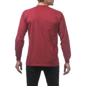 OEM Custom Clothing Manufacturer Long Sleeve T-Shirts <b>for</b> Adults with Collarless Design and Customizable Logo - Product Image 4