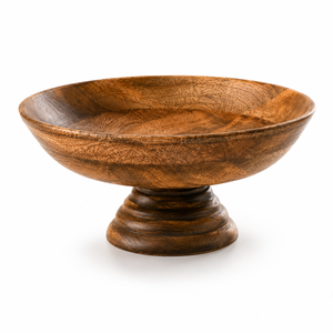 Tazón para Ensalada de Frutas de Madera de Acacia Premium, Hecho a Mano, Tazón de Madera Natural para Servir, Pulido, Decorativo para Mesa de Cocina o Comedor, Regalo - Product Image 1