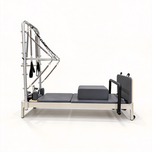 Reformador de Pilates de Segunda Generación, Blanco, Pequeño, de Aleación de Aluminio, Seguro para Ejercicios <span class=keywords><strong>en</strong></span> Estudio, Cama de Ejercicio y Modelado Corporal - Product Image 5