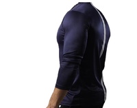 Camiseta de Manga Larga Premium para Hombre, 100% Algodón, Transpirable, de Secado Rápido, Ropa Deportiva, Marca Privada
