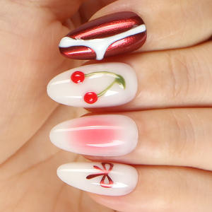 Glintnails - Uñas Postizas de Lujo Reutilizables, las Mejores Uñas Postizas, Uñas de Clip, Uso en Salón, Logotipo Personalizado, Estilo Bonito - Product Image 1