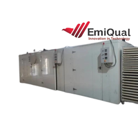 Armoire de séchage statique à soufflerie avec entraînement par engrenages contrôlé par PLC, chauffage électrique, en acier inoxydable SUS304, moteur 480V pour la transformation alimentaire