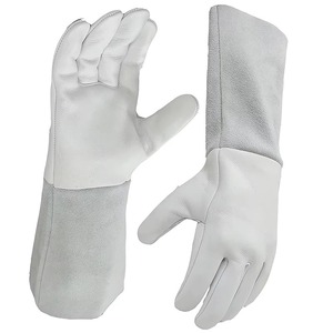Gants de soudage TIG en cuir de chèvre de qualité supérieure avec revêtement en latex, haute dextérité et doublure douce, personnalisables et anti-impact, vente en gros - Product Image 1